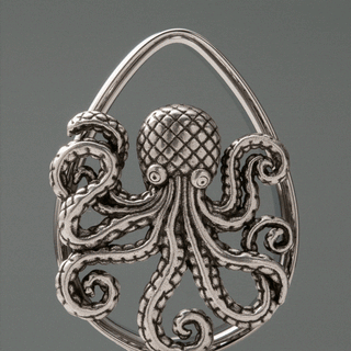 Stainless Steel Teardrop Tunnels with Octopus