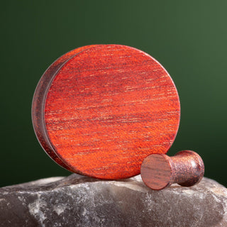 Bloodwood Double Flare Plugs