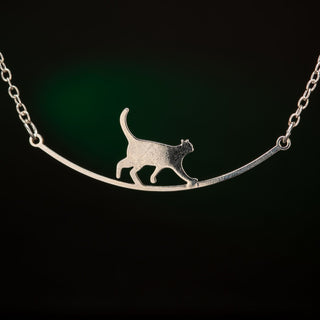 Walking Cat Necklace