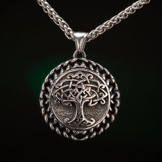 Large Celtic Knot Tree Necklace