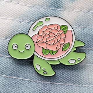 Terrarium Turtle Pin