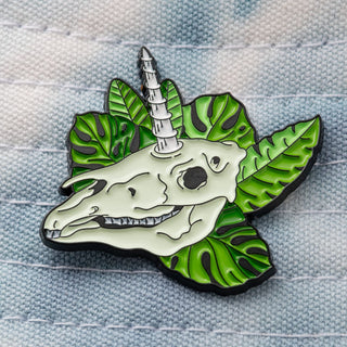 Unicorn Skull Pin