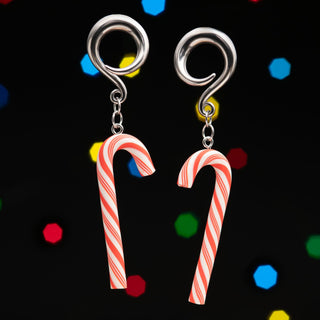 Stainless Steel Hangers with Candy Cane Dangles