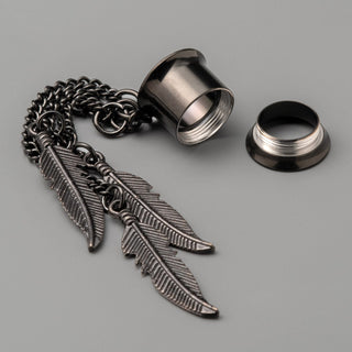 Steel Tunnels with 3 Feather Dangles