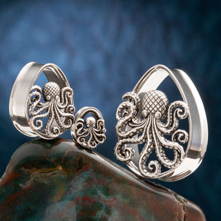 Stainless Steel Teardrop Tunnels with Octopus