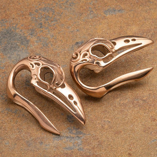 Stainless Steel Crow Skull Hangers