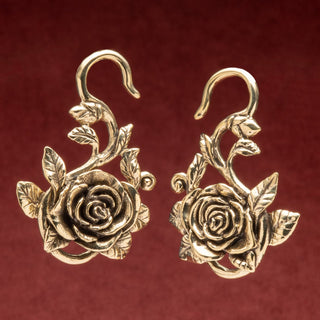 Rose Bud Brass Hangers