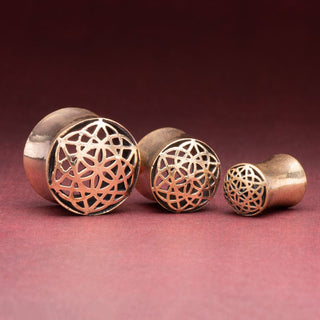 Flower of Life Rose Bronze Tunnels