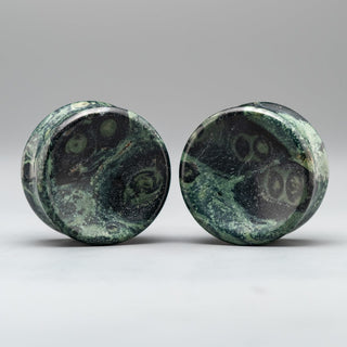 Kambaba Jasper Double Flare Plugs # JR-028-6-C (28mm)