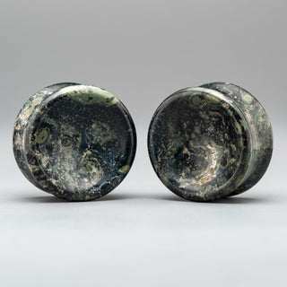 Kambaba Jasper Double Flare Plugs # JR-028-7-C (28mm)