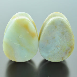 Amazonite Teardrop Plugs #AMZ-035-1-D